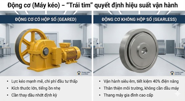 Động Cơ Thang Máy Mitsubishi Là Gì?
