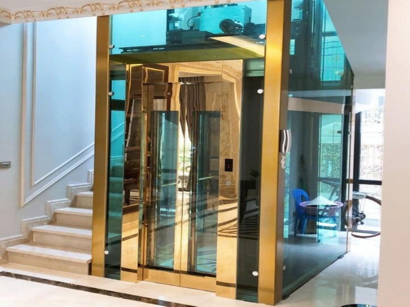 Thang Máy Gia Đình Kính Lựa Chọn Sang Trọng